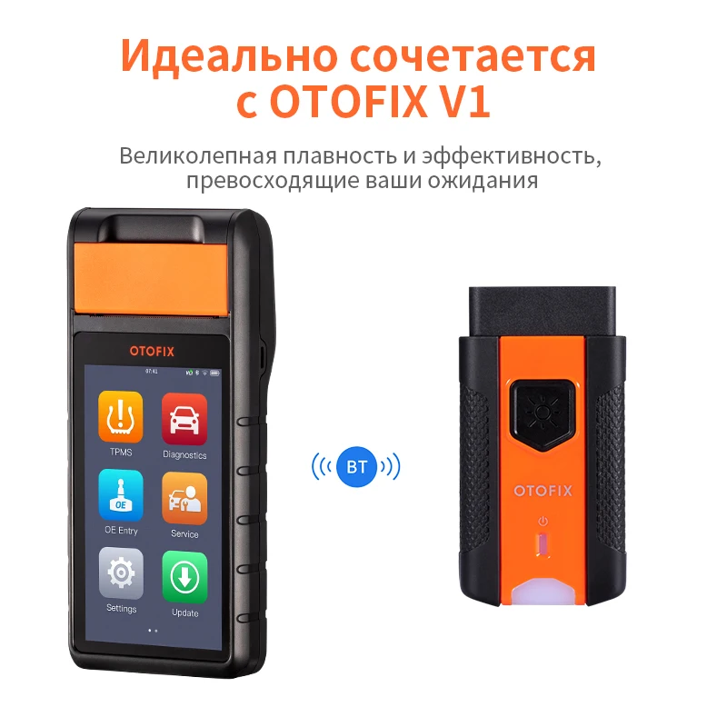 Инструмент для диагностики автомобиля Autel OTOFIX BT1 сканер OBD2 тестер аккумулятора
