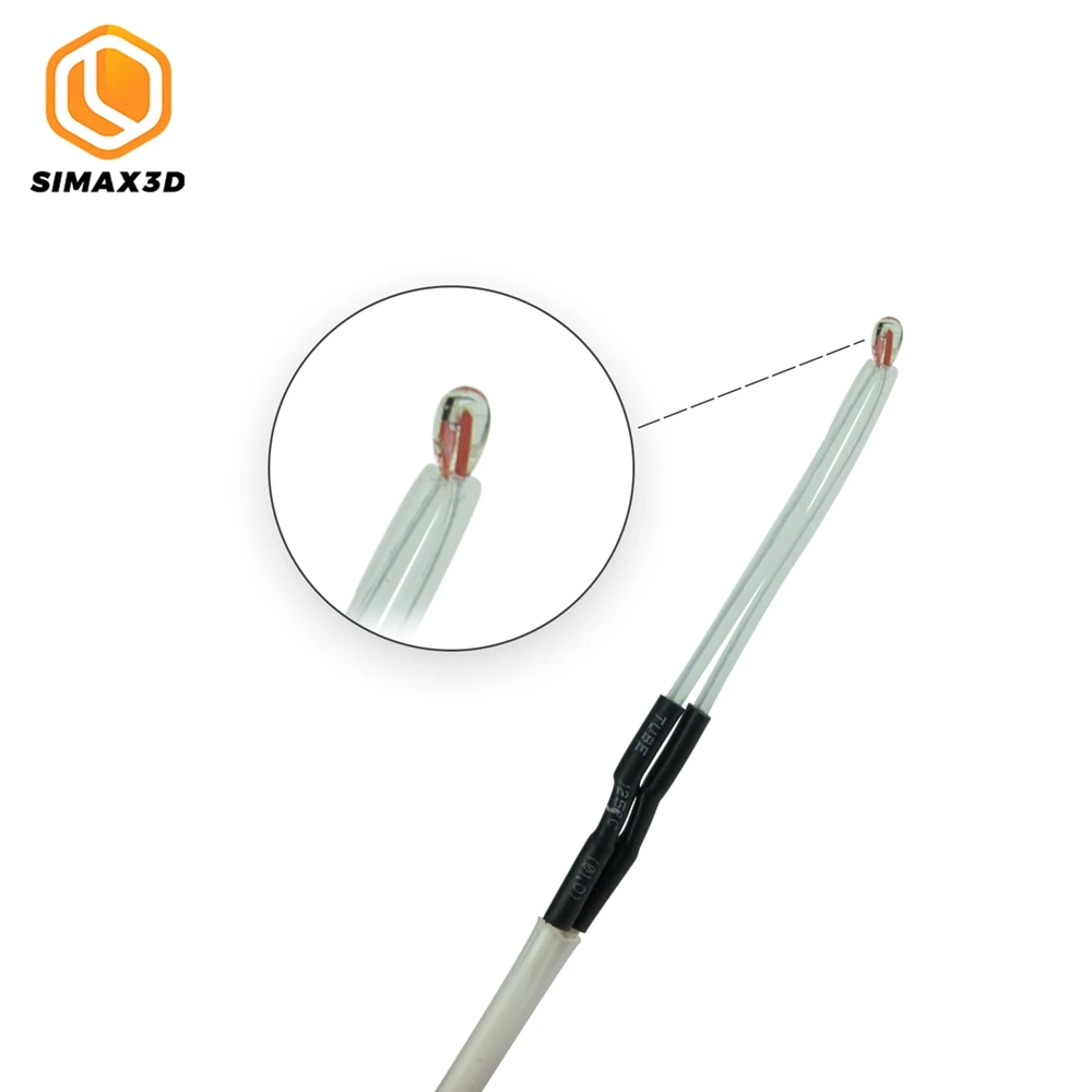 Запчасти для 3D-принтера SIMAX3D 5 шт. термистор 100K ohm NTC 3950 белый датчик температуры