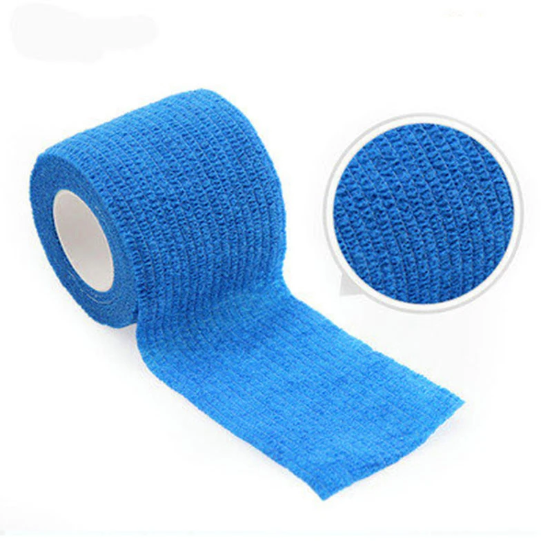 5pcs Disposable Bandage Wrap Tape Fabric Tattoo Pen Grip Self-Adhesive Elastic Anti-Slip for Tube Tattoo Accessories Mix Color