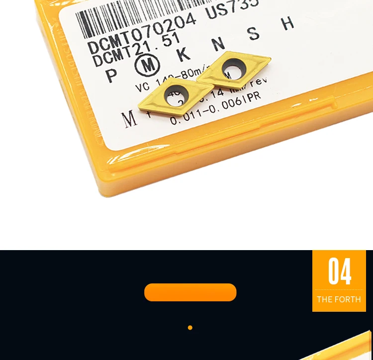 10 шт. DCMT070204 UE6020 US735 VP15TF внутренние токарные инструменты твердосплавные вставки режущие инструменты с ЧПУ токарные инструменты Токарный станок резак