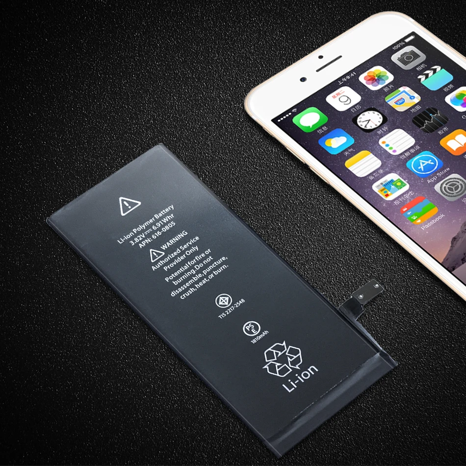 Батарея для iPhone 6 6s s Plus FERISING Высокая емкость Телефона полимерная внутренняя