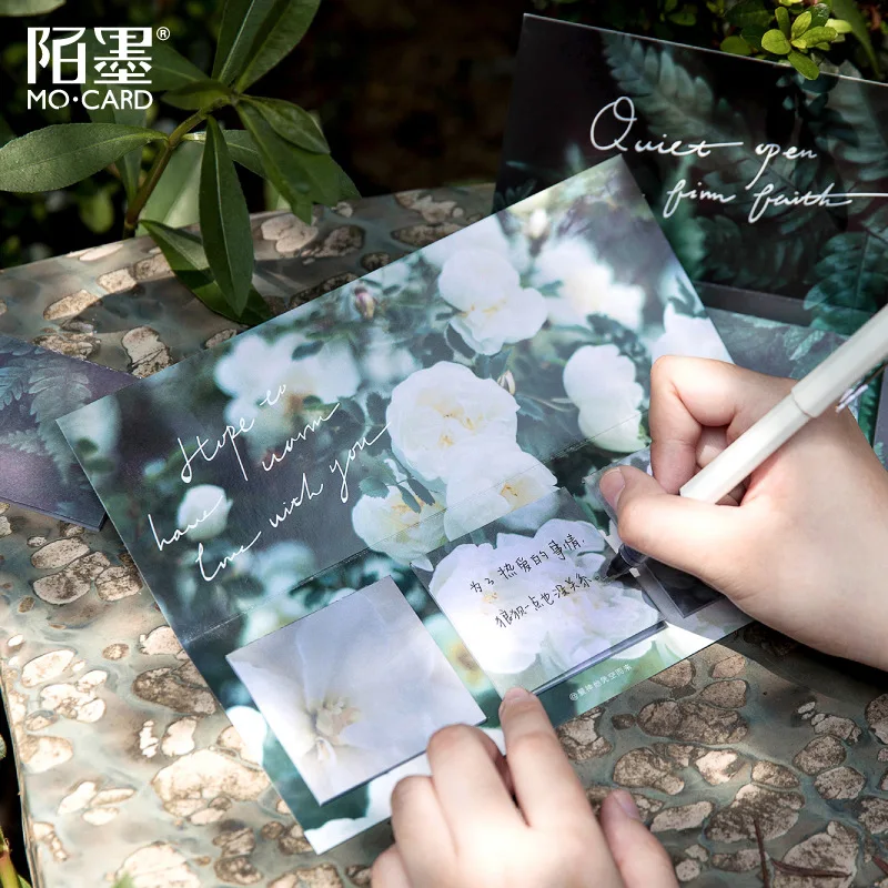 

20sets/lot Memo Pads Sticky Notes Flowers and trees plant Paper diary Scrapbooking Stickers Office School stationery Notepad