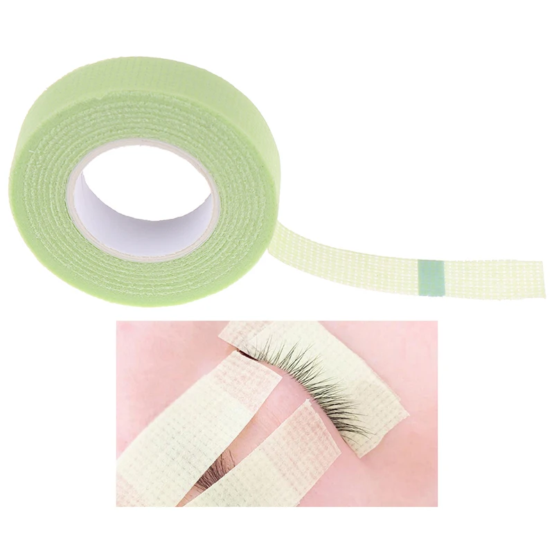 

Newest Green Medical Non-woven Fabric Eyelash Extension Supply With Holes Breathable False Eyelash Extensions Makeup Tools