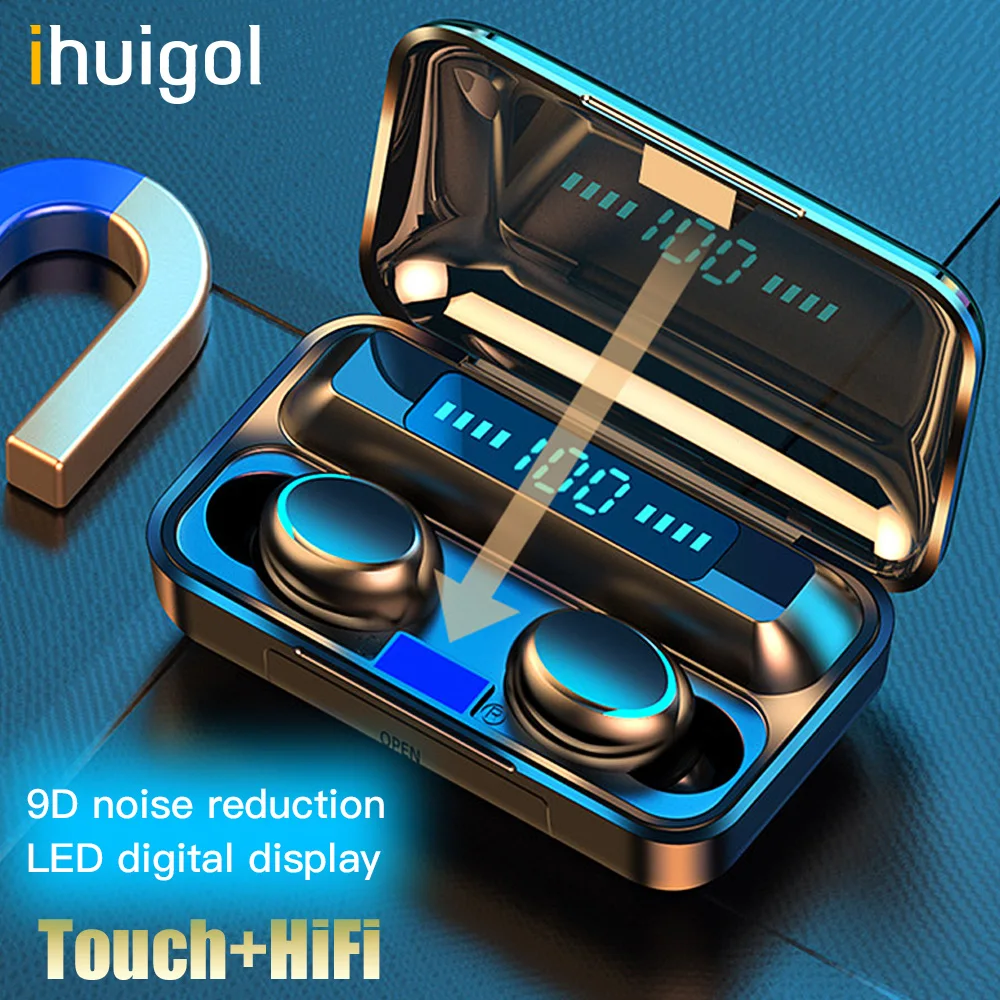 TWS стереонаушники ihuigol с поддержкой Bluetooth 5 0 и микрофоном|Наушники гарнитуры| |