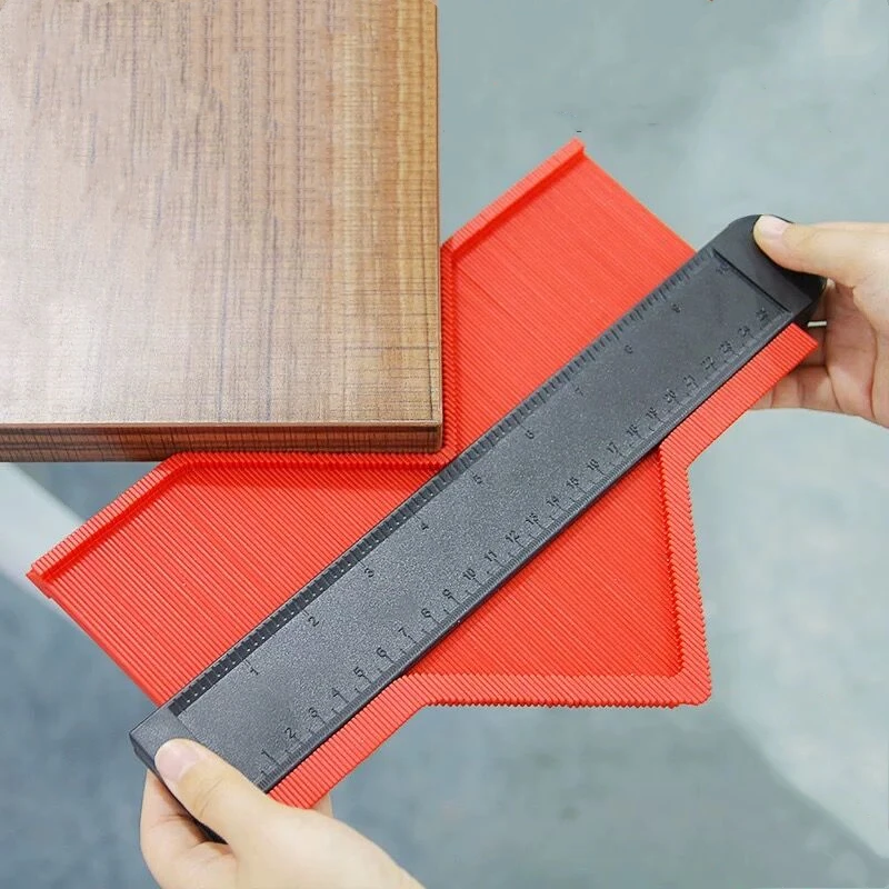 

1Pcs Plastic Profile Copy Gauge 5" Contour Gauge Duplicator Standard Width Wood Marking Tool Tiling Laminate Tiles General Tools