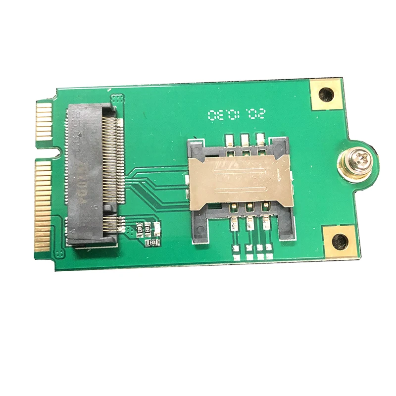 NGFF к мини Pcie адаптер с винтами SIM разъем карты M.2 для PCIE передачи EM7565 ME906S 158 EM06 E Telit