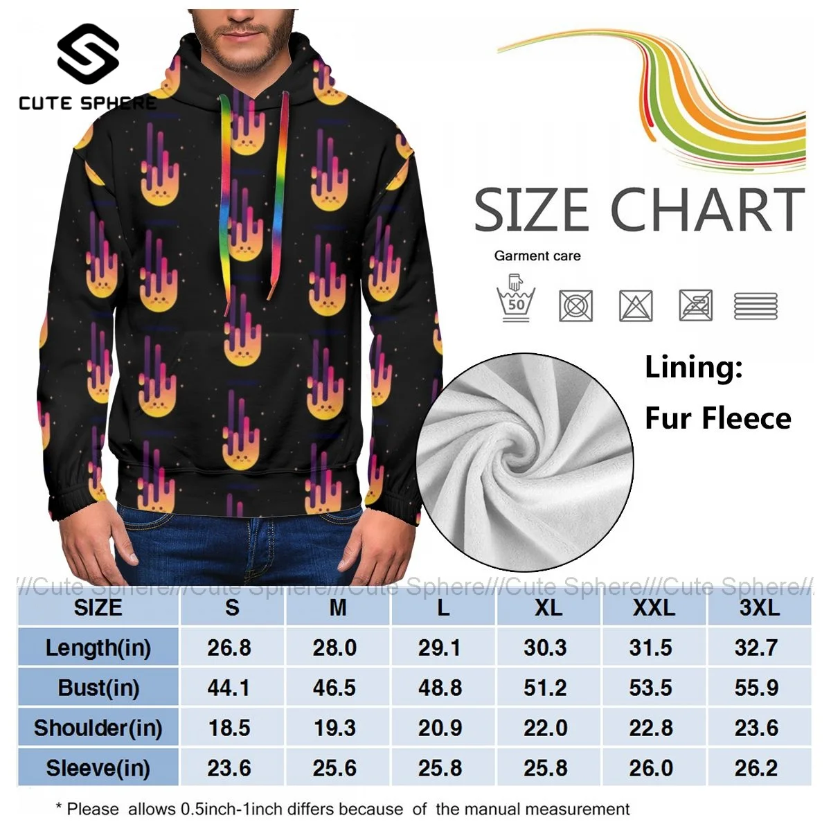 

Flame Hoodies Polyester Streetwear Pullover Hoodie Long Fashion Warm Hoodie XXXL Mens