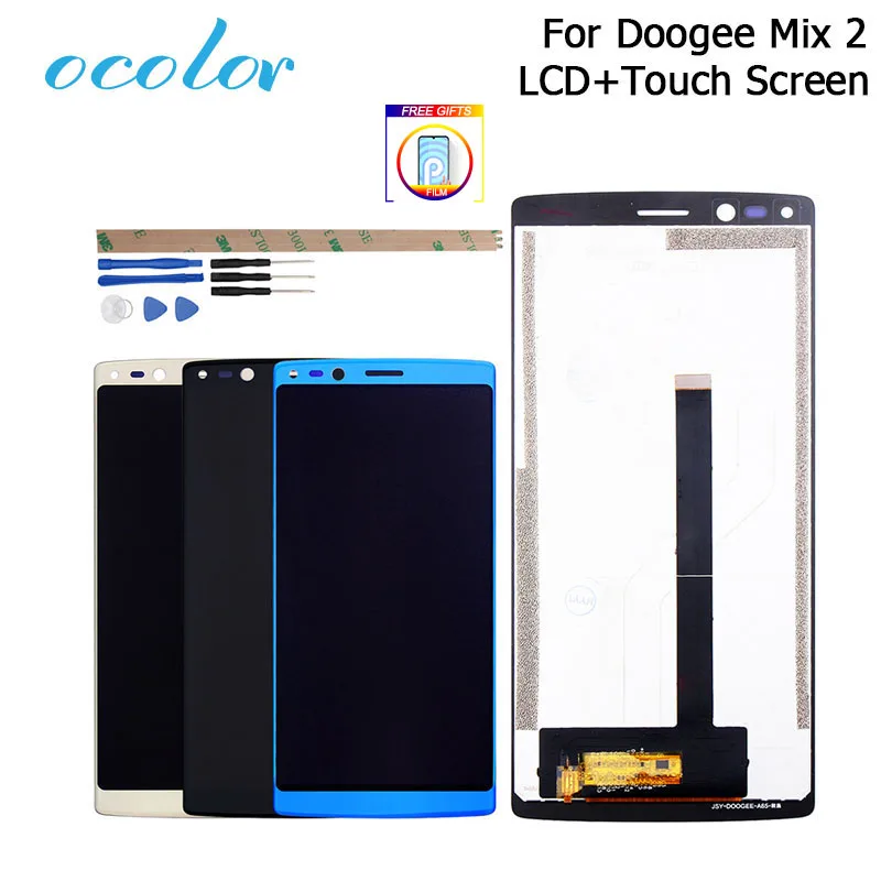 ЖК дисплей ocolor Для Doogee Mix 2 сенсорный экран 5 99 дюйма сменная пленка с