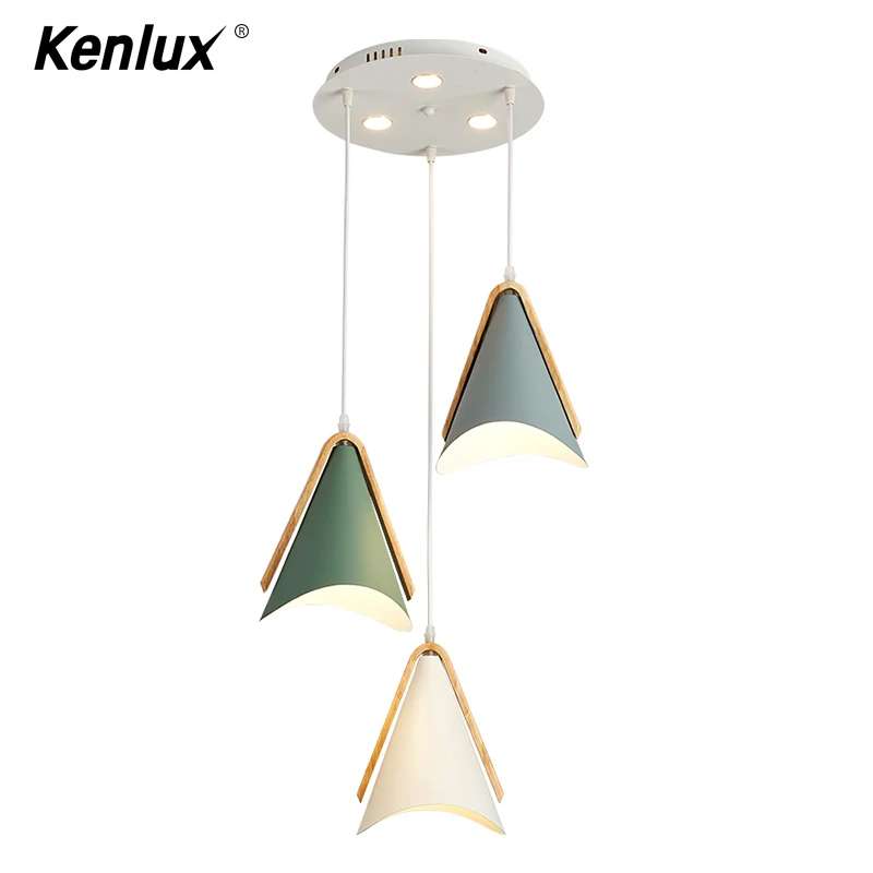 Скандинавская простая деревянная Подвесная лампа дизайнерская светодиодная
