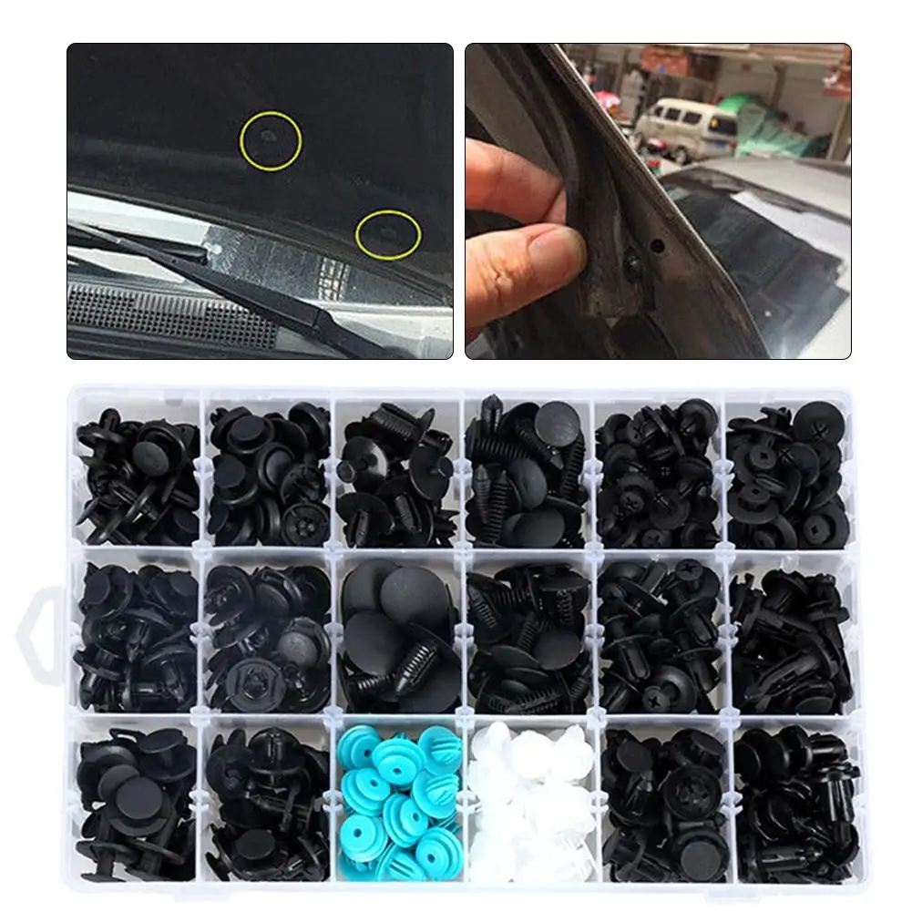 360 шт. пластиковые заклепки-клипсы для автомобиля | Автомобили и мотоциклы