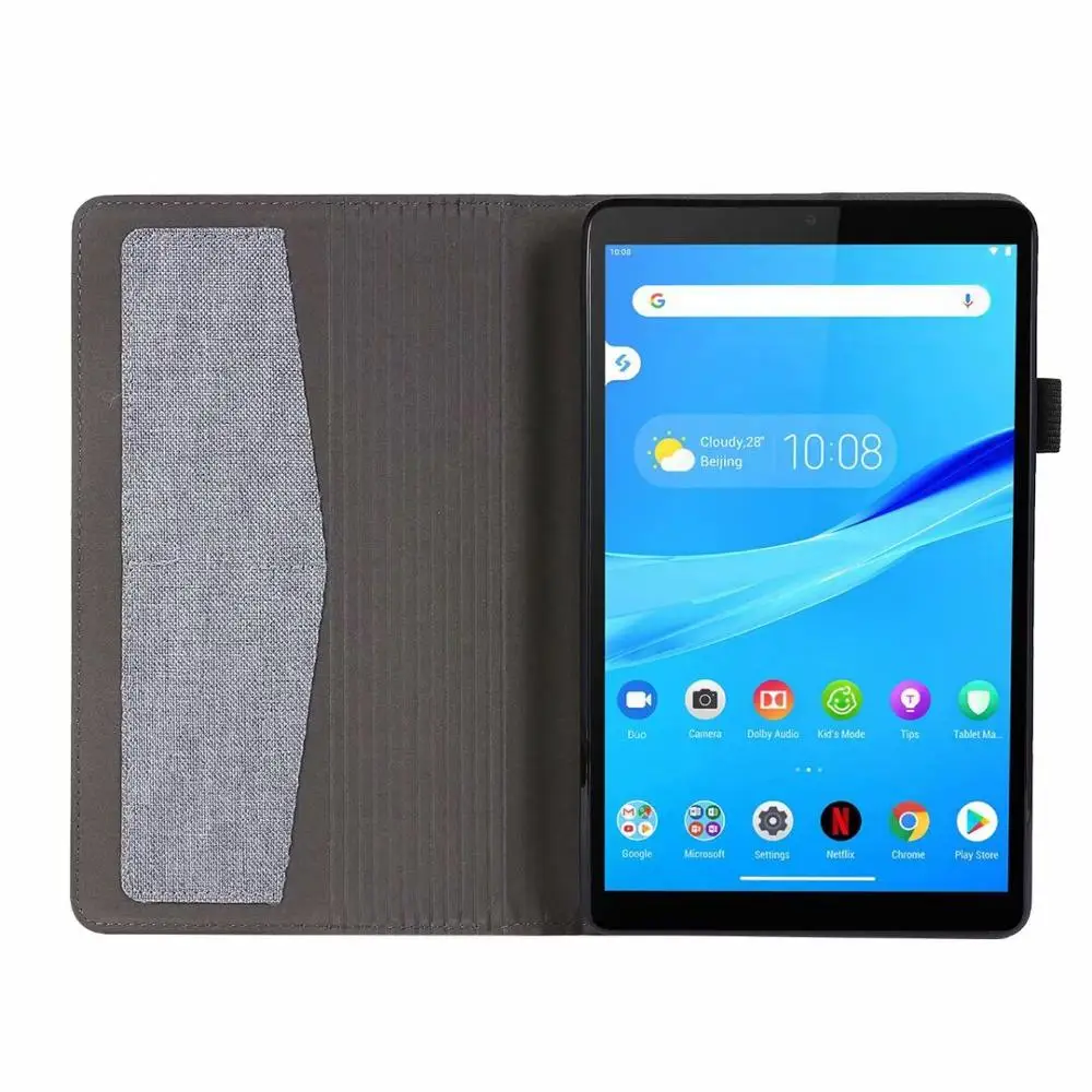 Чехол для Lenovo YOGA Tab M8 книжка из искусственной кожи с подставкой и окошком быстрого