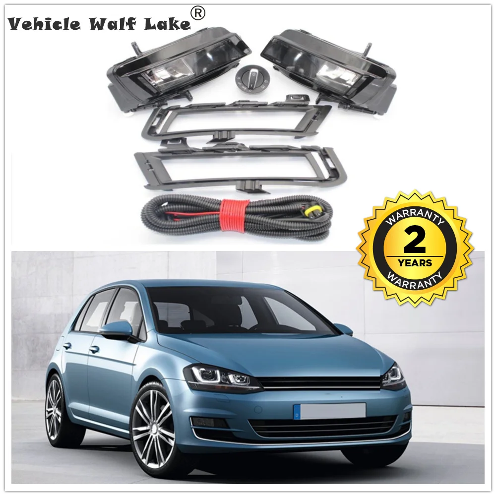 2 шт. противотуманная фара для VW Golf 7 A7 MK7 2013 2014 2015 2016 2017 спереди Галогенные