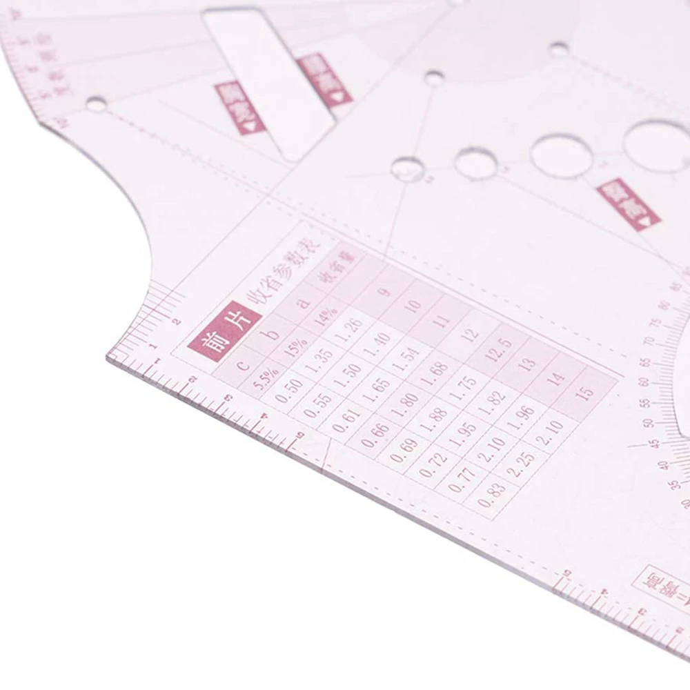 1:5Mini Clothing Design Ruler Drawing Template Pattern Making Measuring Fabric Tailor Sewing Tools | Дом и сад
