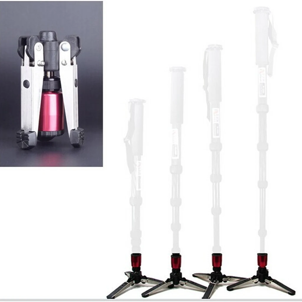 

3/8' Screw Aluminum 3 Legs Monopod Base Stand for Canon Nikon Photography