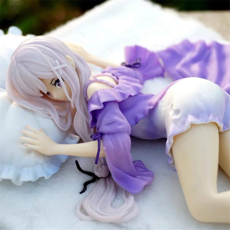 

25cm Emilia Re:Life in a Different World from Zero Anime Action Figure Toys PVC Collectible Figurine