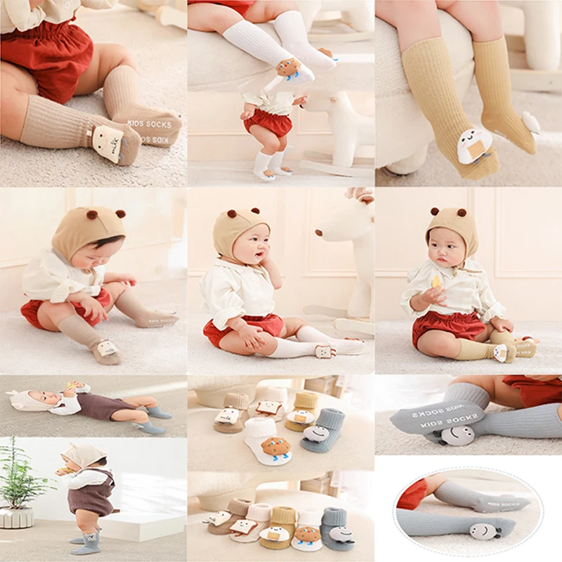 

Winter Baby Girl Socks Newborn Cartoon Doll Non Slip Baby Boy Toddler Socks Children Anti Slip Soled Cute Soft Ropa Bebe Niña