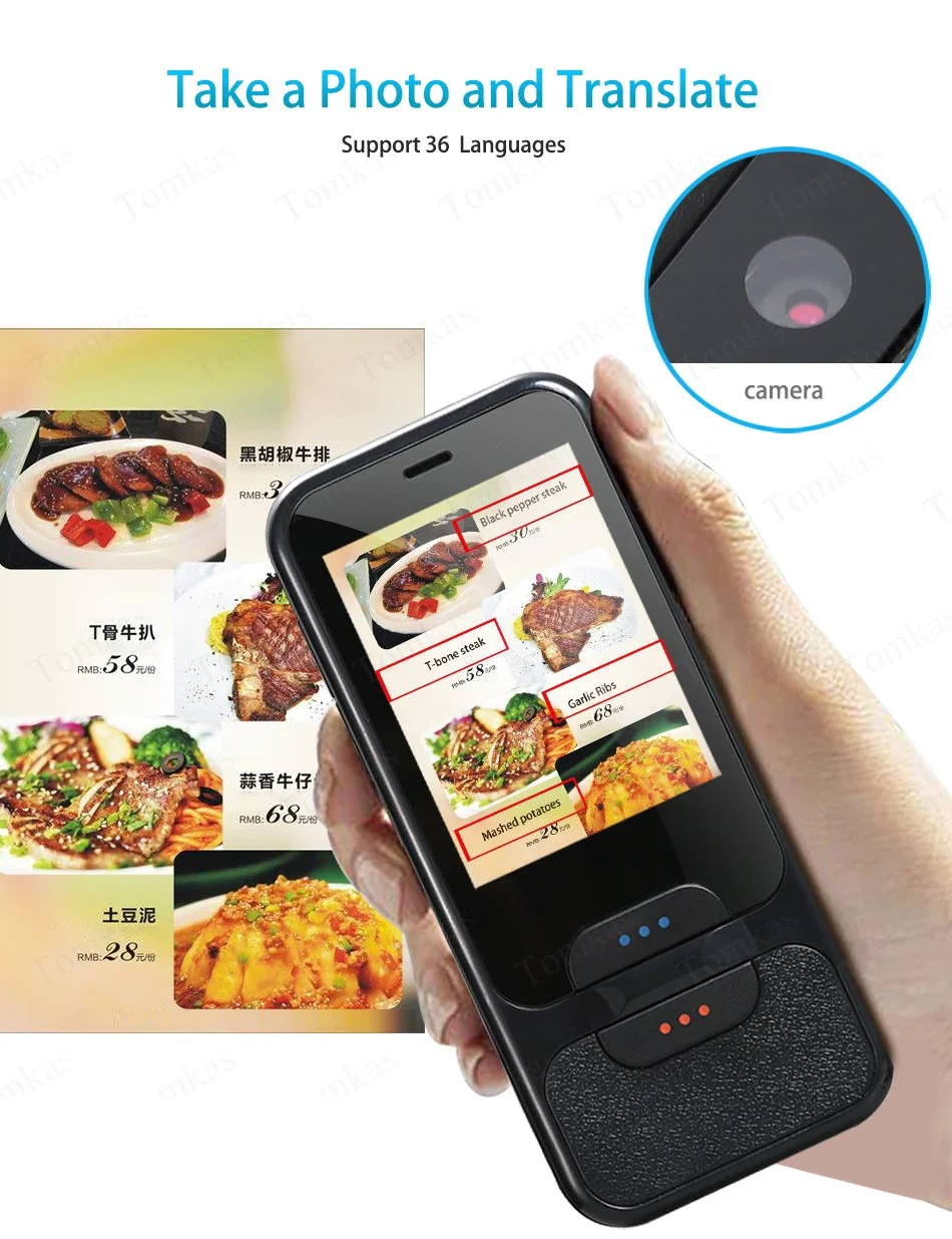 Оригинальный AI Smart Language Translator 2 4 дюйма сенсорный экран WiFi портативный голосовой