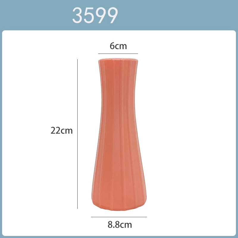 

Nordic Style Flower Vase Decoration Home Flower Arrangement Origami Plastic Vase Imitation Ceramic Flower Pot Flower Basket