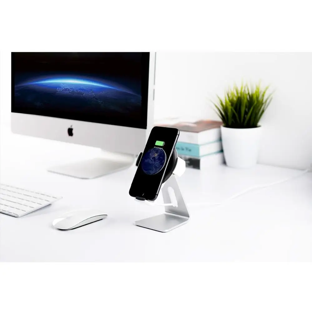 

LARICARE Portable Qi-certified Wireless Charger Stand 5W/7.5W/10W Fast Charging