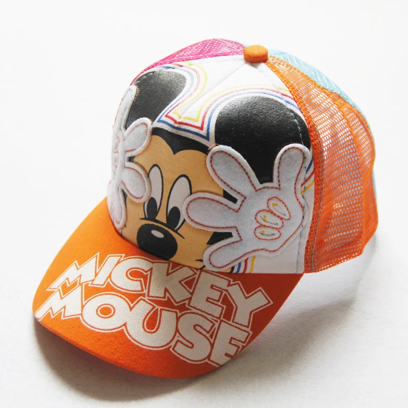 Disney Микки и Минни Маус для маленьких девочек шляпа с рисунком бантом детский