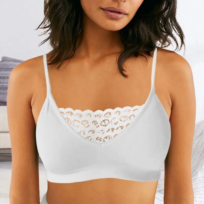 

Open Back Tank Top Cotton Brassiere Comfortable Seamless Bra For Women Wirefree Underwear Sexy Bralette Backless Bras