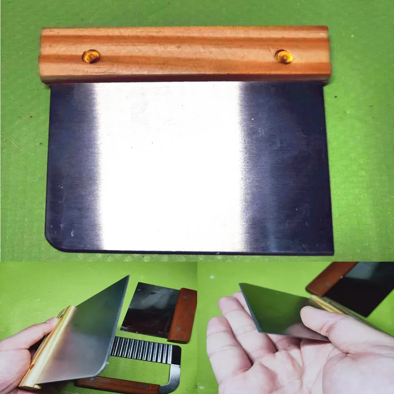 Нож для мыла ручной работы волнистый нож деревянная ручка прямой скребок теста