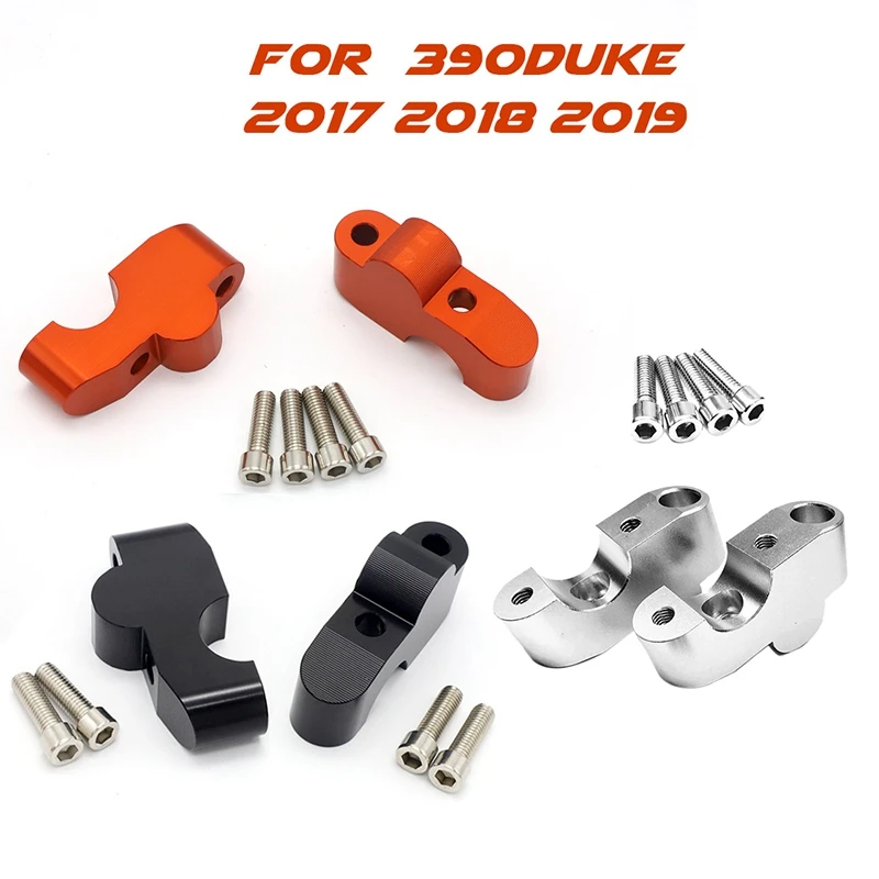 

Motorcycle Handlebar Raised Extend Handle Bar Clamp Mount Riser for KTM 390 DUKE DUKE390 2017 2018 2019