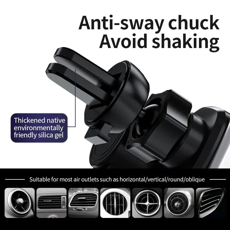 tongdaytech p7 electronic car phone holder stand for iphone 12 11 pro max samsung 360 bracket in car soporte para telefono movil free global shipping