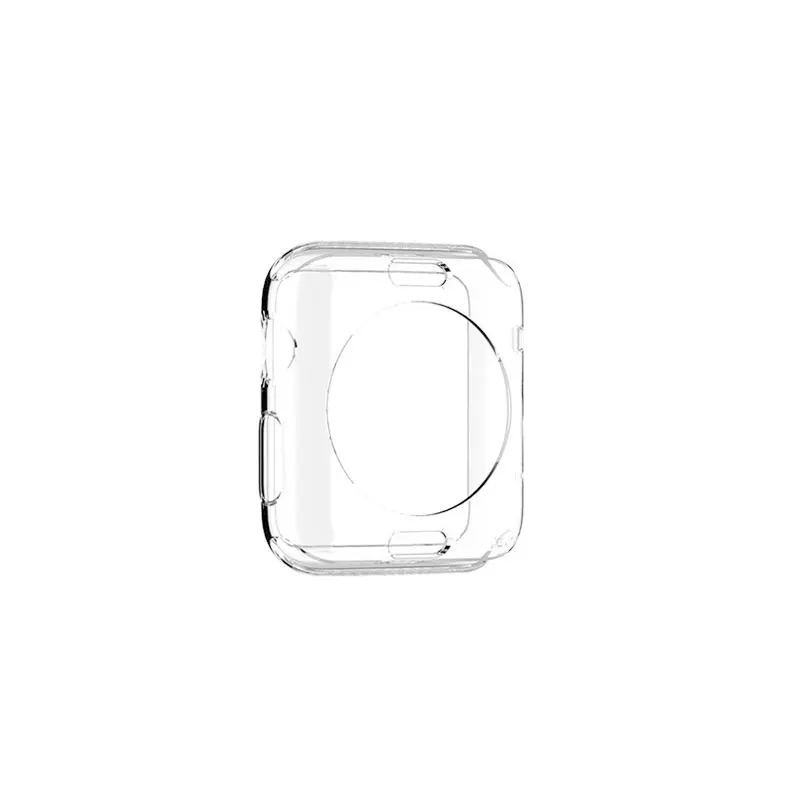 Clear TPU Soft Watch Protection Cover Transparent Case For Apple iPhone 44mm 42mm 40mm 38mm Series 5 4 3 2 1 |