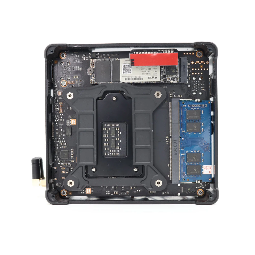 Маленький настольный компьютер Coffee Lake 32 Гб DDR4 Intel Core i7 8750H Xeon E3 1505M v5 2 * Nvme SSD EGLOBAL Mini DP