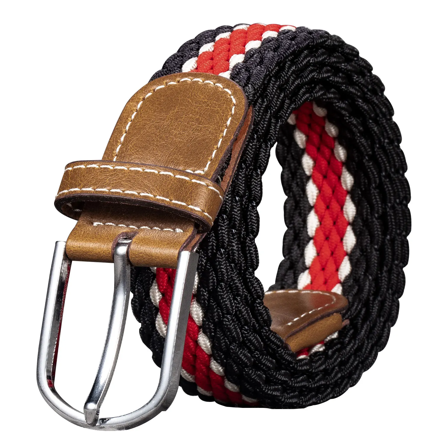 110 см длинный мужской женский эластичный ремень для джинсов полосатая эластичная