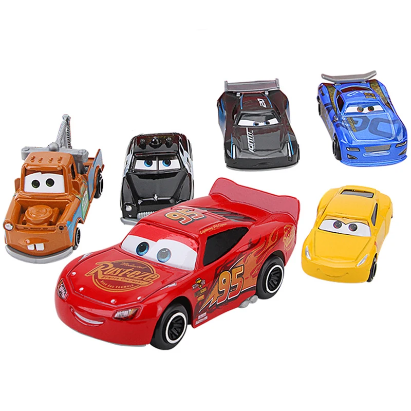 Оригинальная модель автомобиля Disney Pixar машина 3 Молния Маккуин Джексон шторм Мак