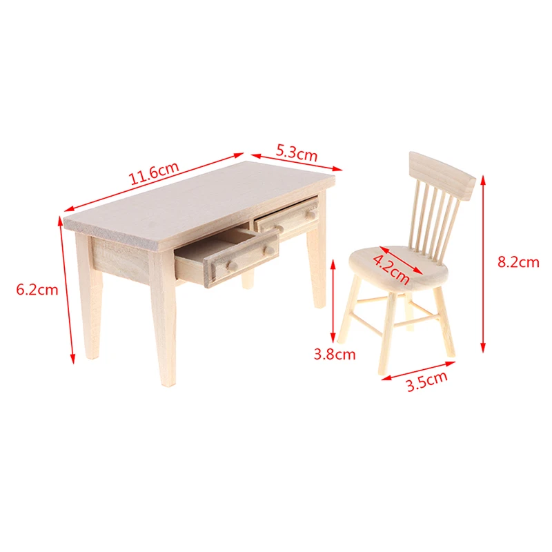 

Hot New 4.7in Mini Dollhouse Furniture Desk Miniature Living Room Kids Pretend Play Toy Developmental Toy