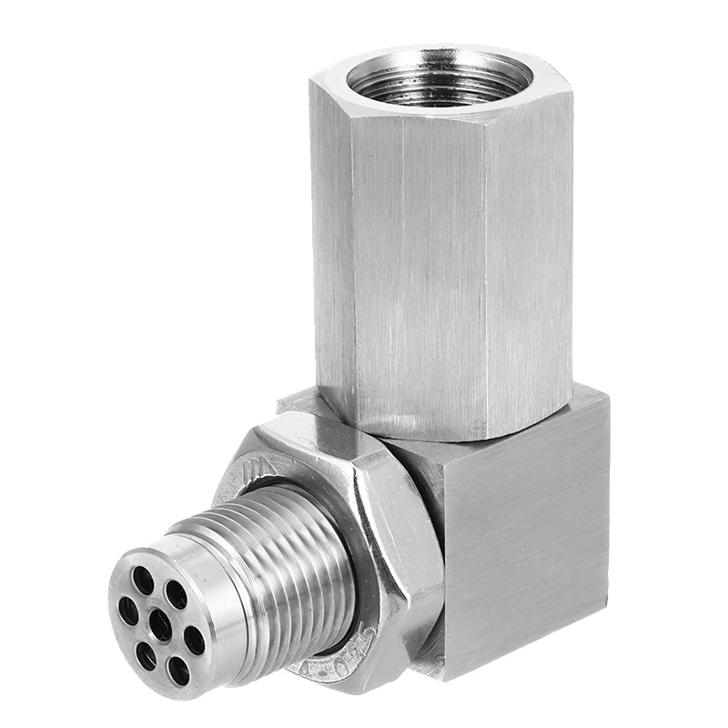 

90 Degree Lambda Probe Lambda Eliminator Spacer Catalyst Lambda Oxygen O2 Simulator Probe M18X1.5 Check Engine Light Eliminator