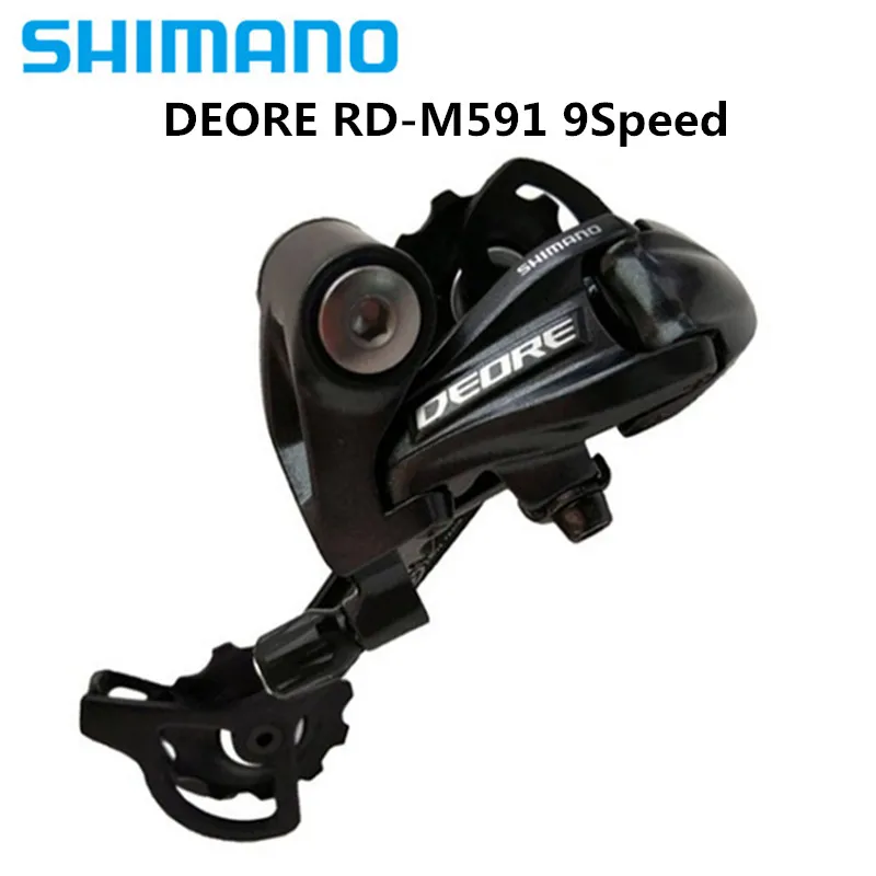 SHIMANO DEORE M591 заднего циферблата 9/27 скорость горный велосипед длинные ножки SGS задняя цепь Трансмиссия