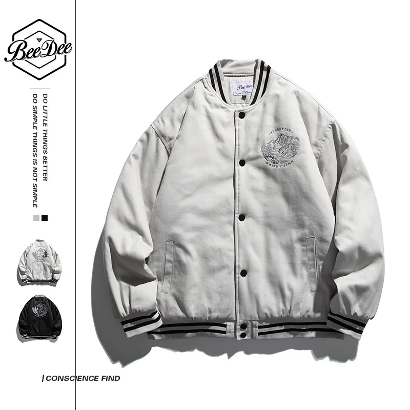

Новинка 2022, утепленная куртка с вышивкой, бейсбольная форма, мужская куртка с хлопковой подкладкой, Женская ветровка, Techwear, одежда для улицы