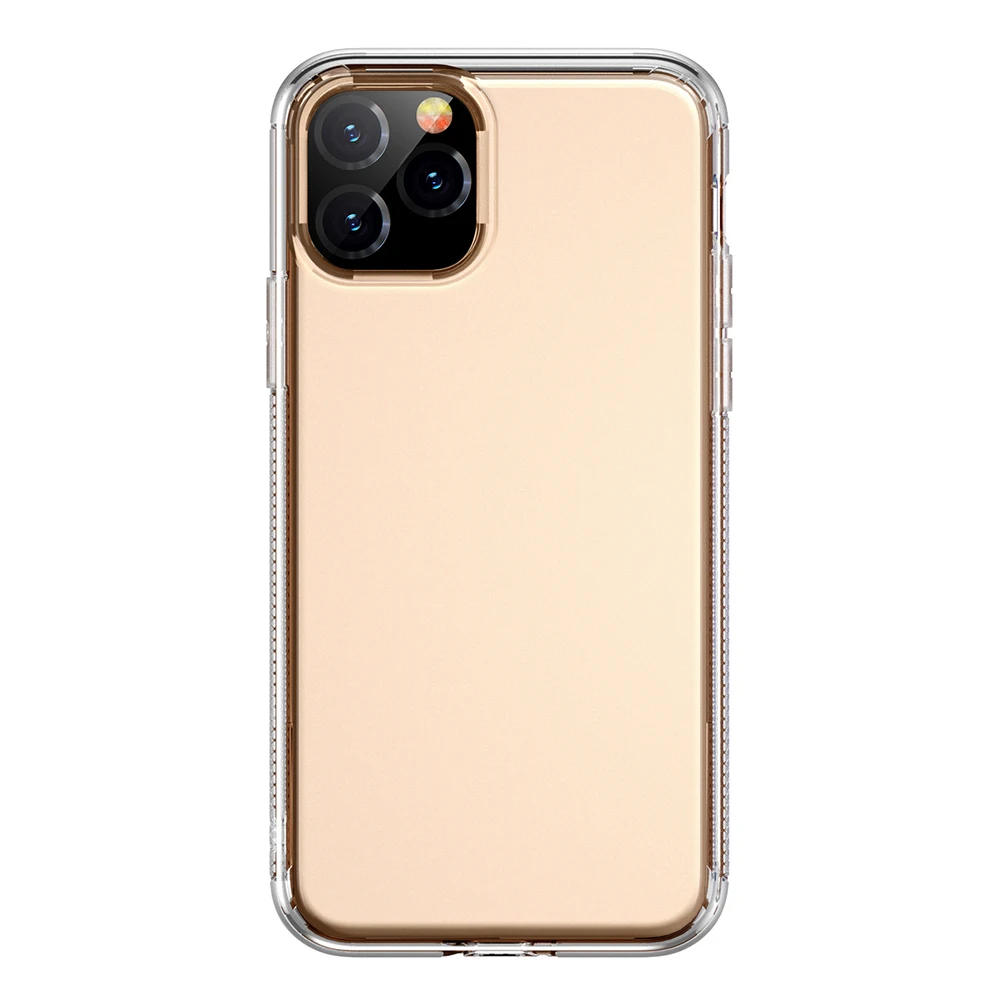 Прозрачный Ударопрочный чехол для телефона IPhone 11 XI Max XR2 Прозрачная мягкая силиконовая защитная задняя крышка для IPhone XI Pro - Цвет: Прозрачный