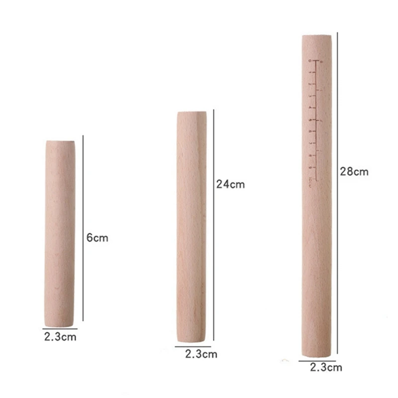 

Japan Kitchen Wooden Rolling Pin Kitchen Cooking Baking Tools Accessories Crafts Baking Fondant Cake Decoration Dough Roller