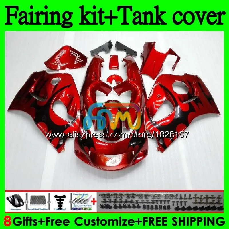 

+Tank For SUZUKI GSXR600 Black flames GSXR 750 600 SRAD GSXR750 92BS.21 GSXR-600 96 97 98 99 00 1996 1997 1998 1999 2000 Fairing