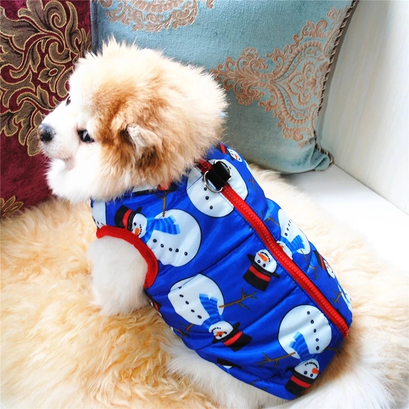 

Одежда для собак, зимняя теплая куртка для питомца для маленьких, средних и больших кошек, собак, ветрозащитная утепленная одежда для щенков...