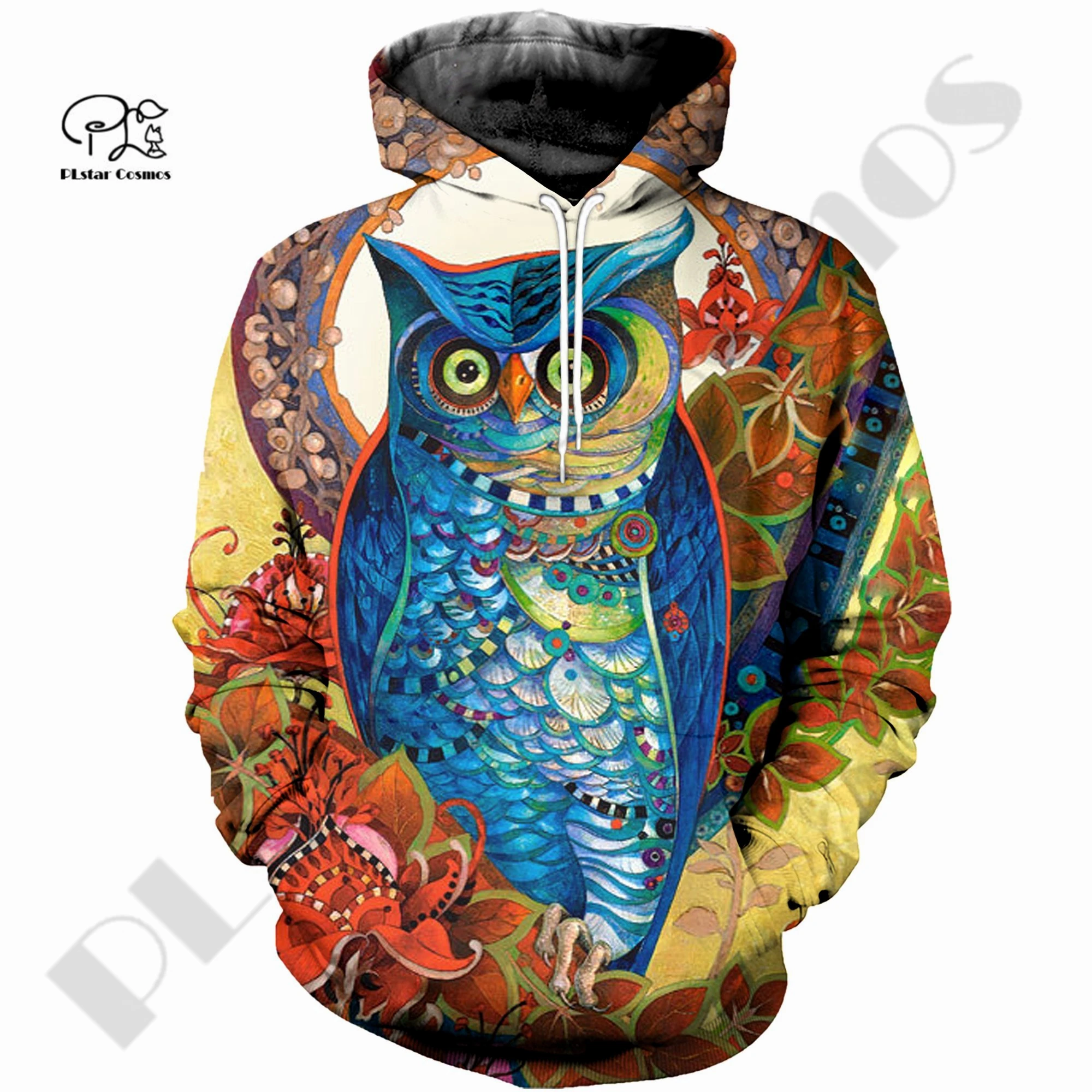 

PLstar Cosmos 3Dprinted Newest Bird Owl Animal Art Harajuku Streetwear Pullover Unique Unisex Hoodies/Sweatshirt/Zip Style11