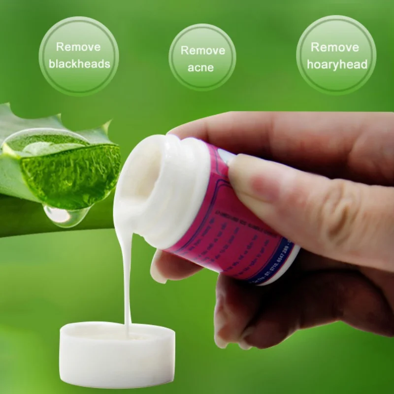 Алоэ вера гель Очищающее Средство полоски для носа удаления угрей усадка