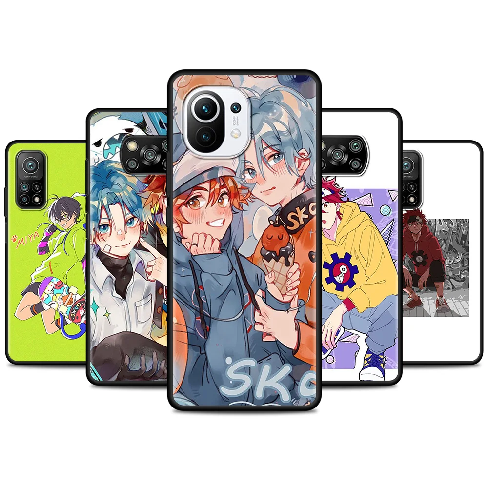 

Sk8 The Infinity Anime Silicone Phone Case For Xiaomi Poco X3 NFC X3 Pro M3 Pro 5G F3 GT X3 GT Pocophone F1 Soft Back Cover Bag