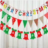 christmas flag hanging decorations festive carnival party decorations home atmosphere products shopping mall window hangings