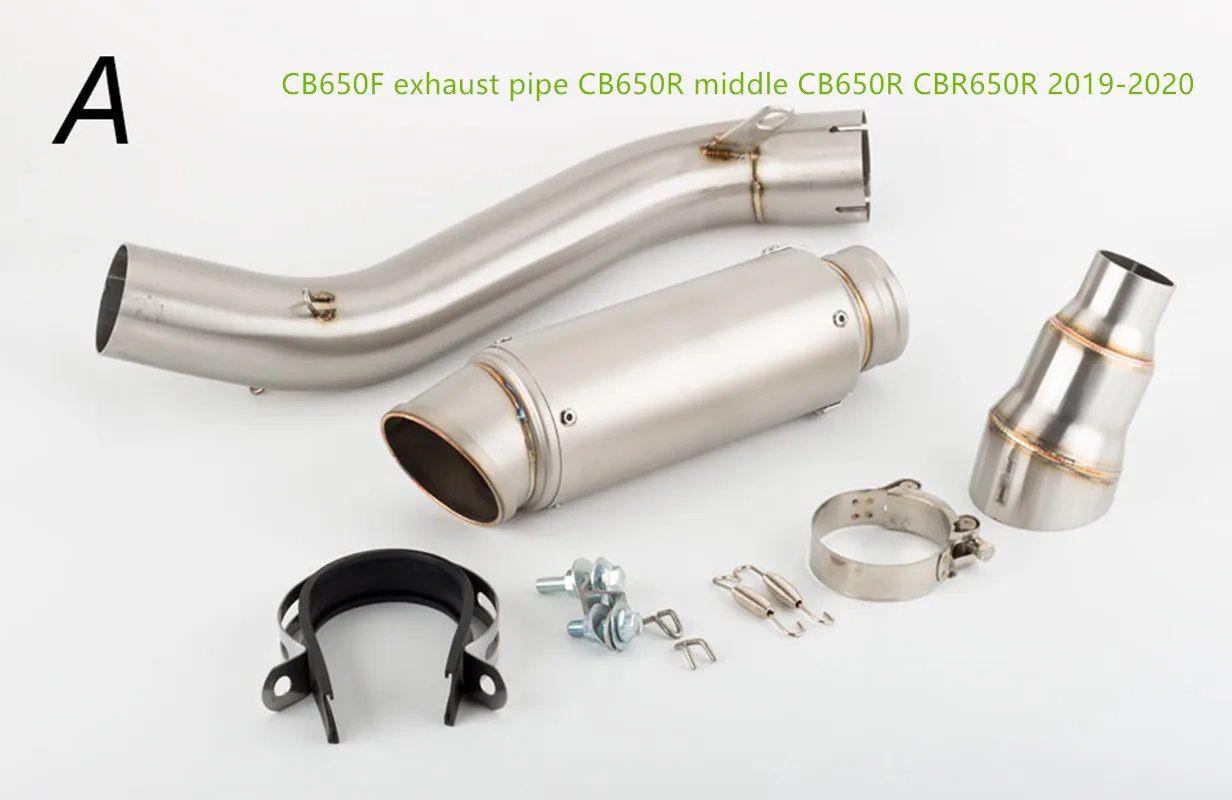 

Выхлопная труба CB650F для мотоцикла CB650R средняя CB650R CBR650R 2019-2020