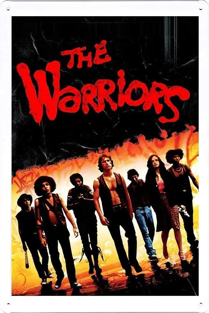 

Tin Sign The Warriors Film Movie Metal TIN Sign Poster Wall Plaque