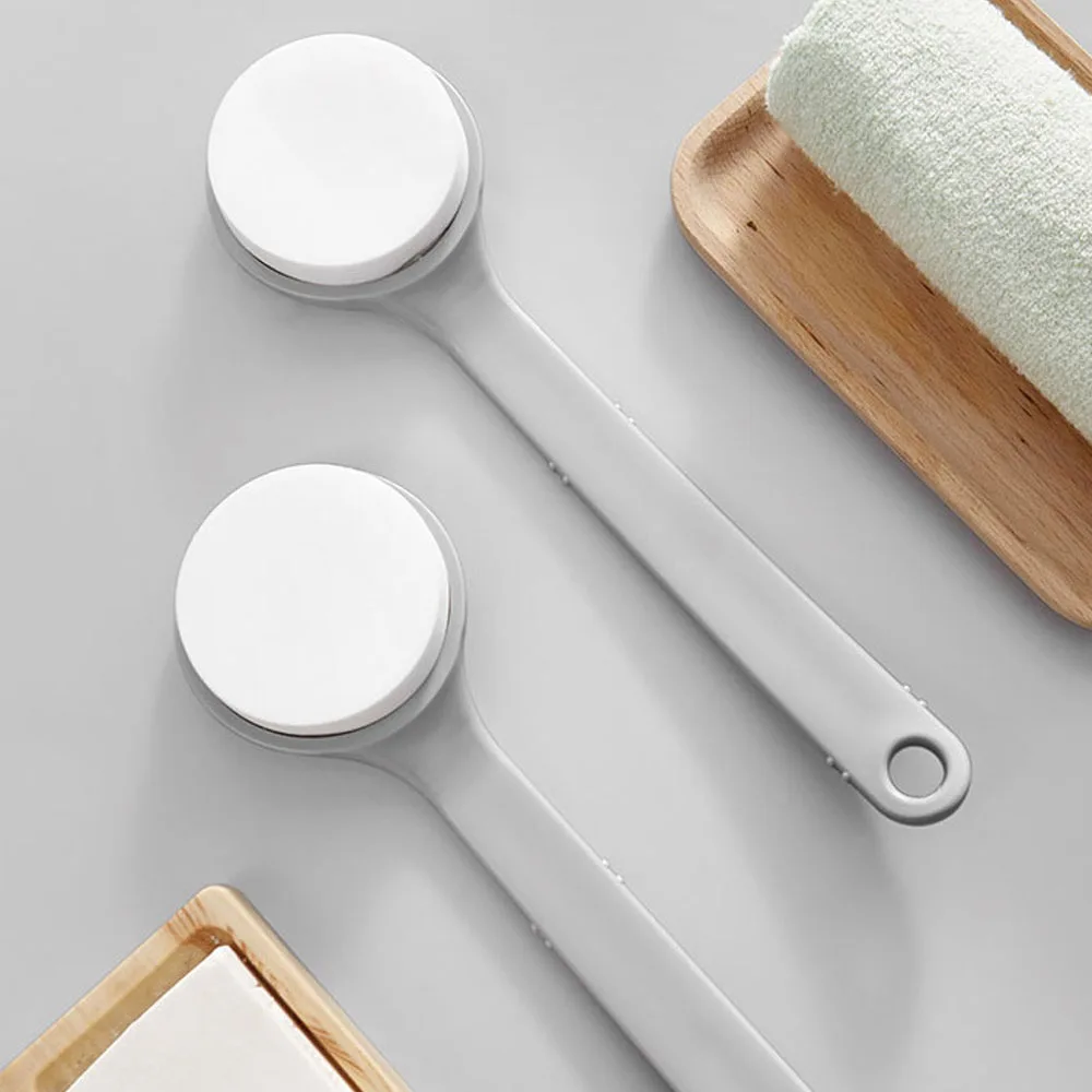 1 шт. Ванна губчатая щетка отшелушивающий скребок для спины с длинной ручкой