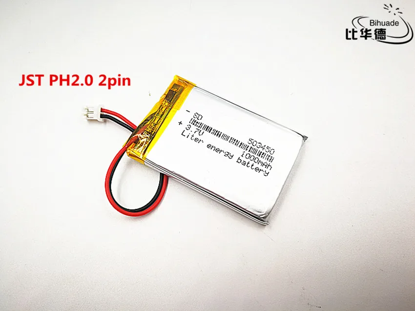 10 шт./лот JST PH 2 0 мм pi хорошее качество 3 7 В 1000 мАч 503450 полимерный литий ионный/литий