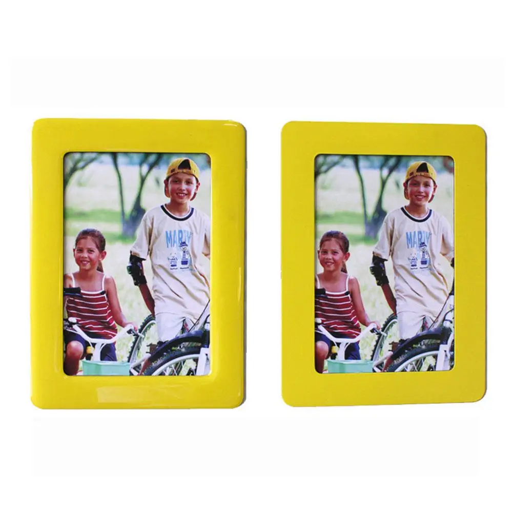 

Mini Rectangle Magnetic Fridge Refrigerator Magnet Picture Photo Frame DIY Decor