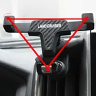Держатель для телефона из углеродного волокна для Toyota Land Cruiser 200, FJ200, 2008, 2009, 2010, 2011, 2012, 2013, 2014, 2015, 2016, 2017, 2018